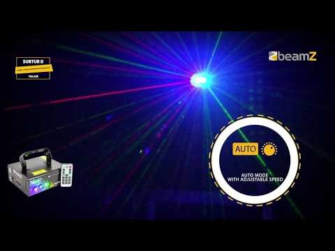 BeamZ Surtur II Double Laser RG Gobo DMX IRC 3W Blue LED 152.630