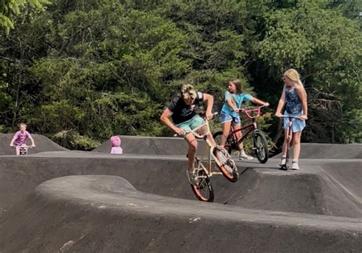 Roscommon's Metro Park nears completion with new pump track