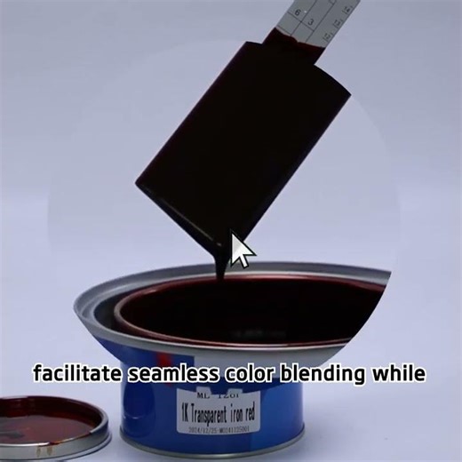 Transparent Iron Red Automotive Car Refinish Coating & Car Repair Paint