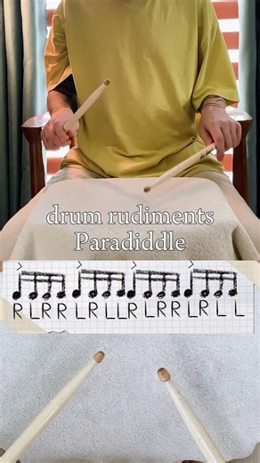 Paradiddle — sticking and control