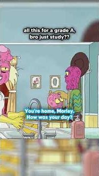 Morty gets an A in Math