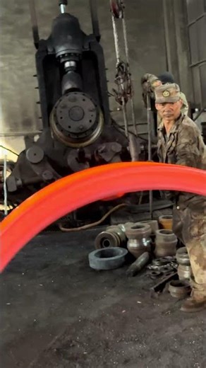 Inside the forging factory Precision Ring Rolling for Bearing Rings #forge #machine #swaging