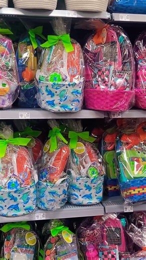 Do you guys purchase premade Easter baskets or do you make your own? #easterbasketideas #easter