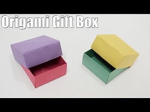 Origami Gift Box - Tutorial (Easy)