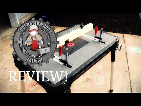 Husky Portable Jobsite Workbench Review ( 225047 ) #huskytools #portable #workbench