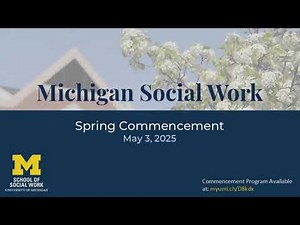 School of Social Work Spring Commencement 2025