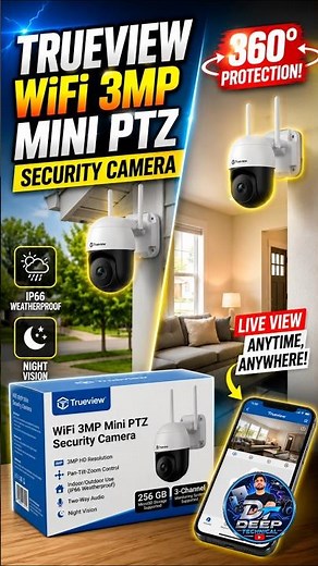 Trueview WiFi 3MP PTZ Camera Review