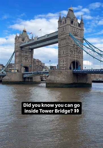 Did You Know - That you can actually go inside Tower Bridge London? Yes, you can admire the tower bridge not just from outside but from inside also ! Visit inside Tower Bridge, learn about the history of its construction, walk on the glass walkways of Tower Bridge that connect the north and south tower, and enjoy amazing views of the London Skyline! You can get the hustle and bustle of London from the top! And at the end Don’t miss visiting the engine rooms of the bridge to see the steam engines
