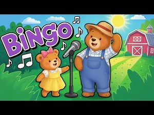 Bingo Song Challenge for Kids! Sing & Clap Along with Hummy Bear