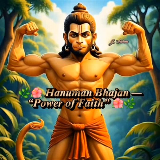 32 reactions · 115 shares |  Hanuman Bhajan — “Power of Faith”  Om Hanumate Namah O #Hanuman, mighty and #brave, You teach the heart to stand and save. When life feels #heavy, when #hope is gone, Your #strength reminds us to carry on. | Ganesh Aaron | Facebook