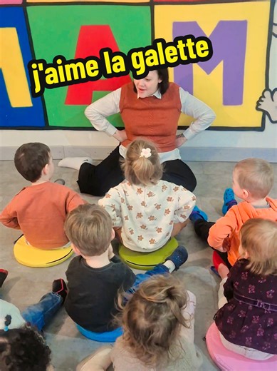 petit chant ce matin j aime la galette 😊 #pourtoi #chant #galette #enfant #mam