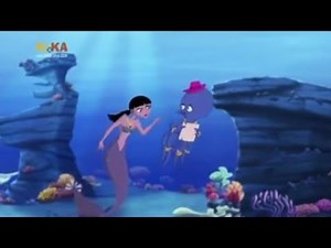 Mermaid transformation animation