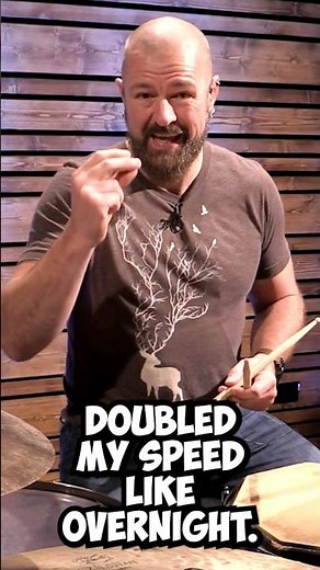 This DOUBLED my swiss triplet drumming speed INSTANTLY 🤯