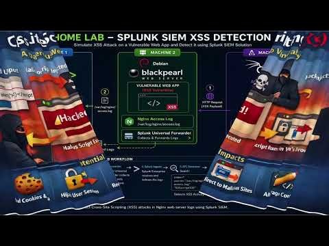 Splunk XSS Detection Lab | End-to-End SOC Project | SIEM Monitoring
