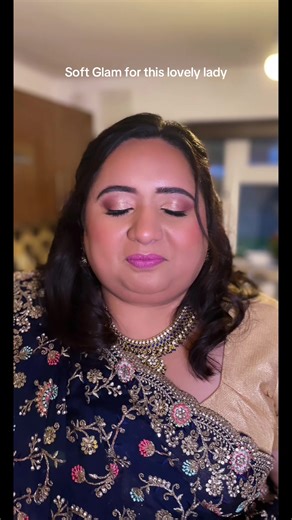 Love dolling up my clients 🥰 #amitamodihennahairmua #indianwedding #punjabiwedding #makeupartist #makeupinspo