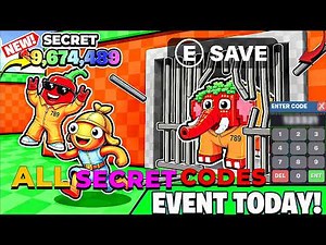 Lastest Secret Codes In ESCAPE PRISON FOR BRAINROT (Fortnite) Part 1