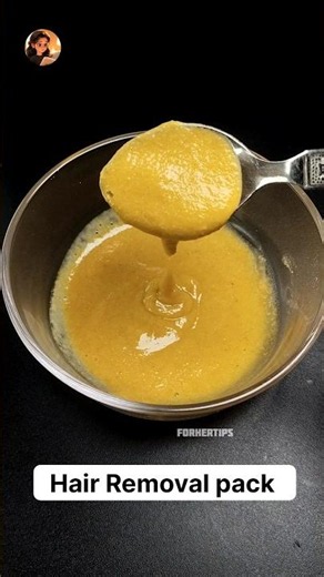 Remove Facial Hair Naturally at Home 😱 No Wax No Pain | Instant Smooth & Glowing Skin