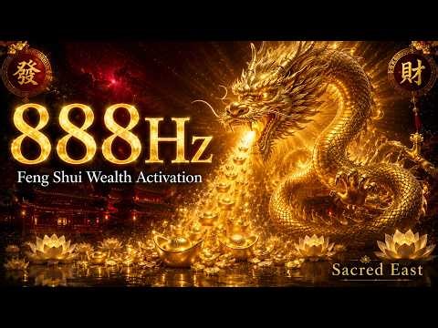 888Hz ✦ Feng Shui Wealth Music | Angel Number of Infinite Abundance | 3 Hours