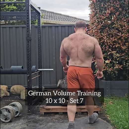 How to Build a Big Back - German Volume Training Set 7 #motivation #bodybuilding #10x10