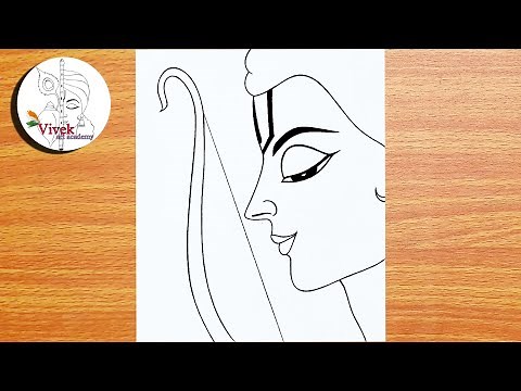 Jai Shri Ram Drawing | Easy Drawing | How to Draw Beautiful Shri Ram