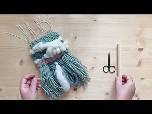 Tying off a weaving & removing from loom