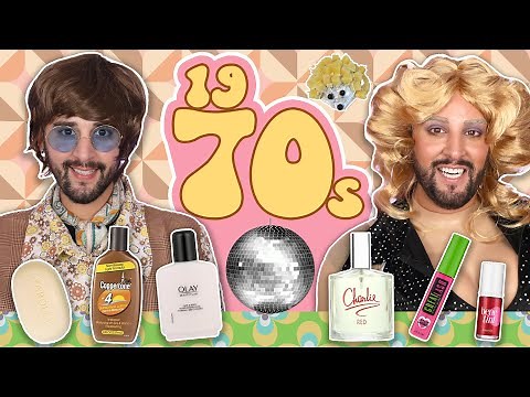 70’s Makeup And Skincare Tutorial! HISTORICALLY ACCURATE! 💜🖤 The Welsh Twins