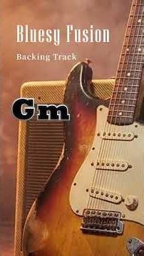 Bluesy Fusion Guitar Backing Track in Gm #backingtrack #bluesbackingtrack