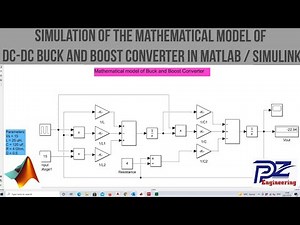 Simulation of DC-DC Buck and Boost Converter using mathematical model in MATLAB/Simulink