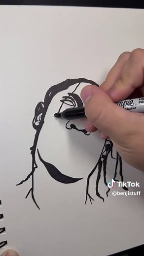 Travis Scott Drawing Tutorial: How to Draw Cactus Jack 🎨