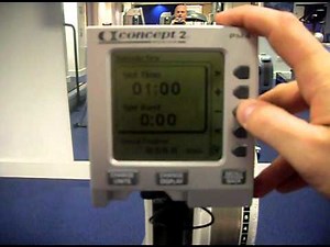 Tabata Row - Setting up the Concept2 PM4