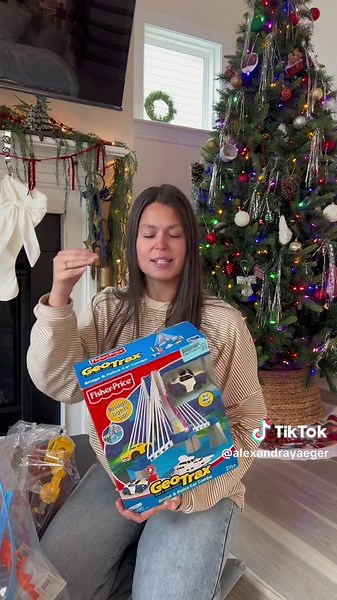 THIS IS WILD!! I CANT BELIEVE IT 🎄🥲… I personally think these are the best train track systems I’ve found, so it’s the one we’re going to build out over the years! How’s your Xmas shopping going guys?! #fisherprice #thriftingfinds #toddlerboymom #christmasgifts #toddlermom
