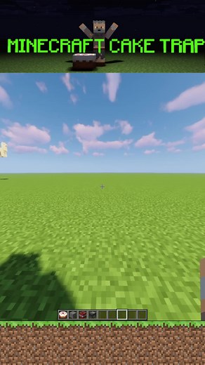 Creative Minecraft Cake Trap Tutorial