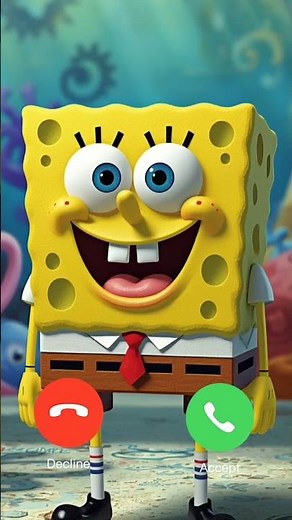 SpongeBob is calling you! #shorts #disney #spongebob #spongebobsquarepants
