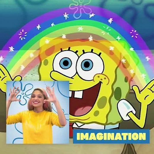 Learn classic SpongeBob quotes in American Sign Language! | SpongeBob SquarePants