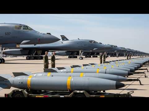 High Alert! U.S. Air Force B-1 Lancer Prepares Massive Missile Loadout