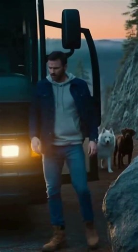 Brave dogs save tour bus!🐶❤️ #rescueefforts #wildlife #wildliferescue #dogs #animalrescue #rescue