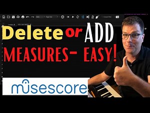 Measures! in Musescore 3! Do you know how to easily delete or add measures in Musescore3