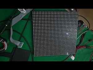 Help! esp32 LED matrix double point problem