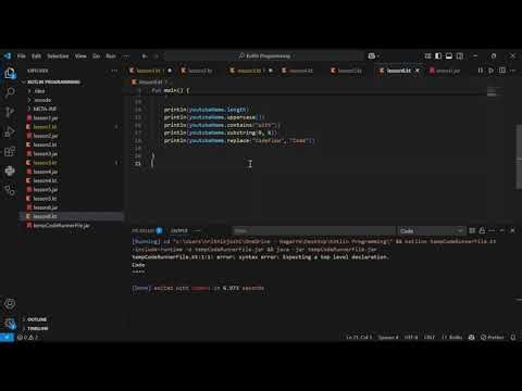 Kotlin Strings Methods Explained (Part 2) | substring, replace, length & more | Episode 1