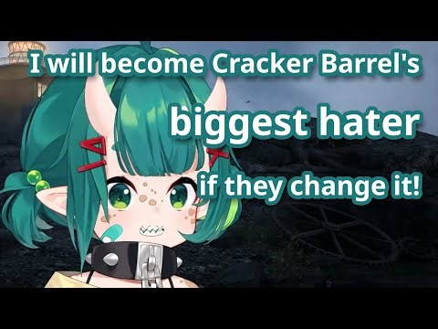 Chio freaking loves Cracker Barrel