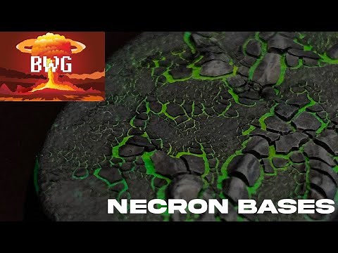 How to make necron bases for your miniatures