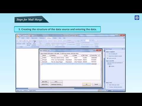Mail Merge in MS-Word 2007