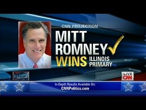 Special Programming - CNN projects Romney wins Illinois
