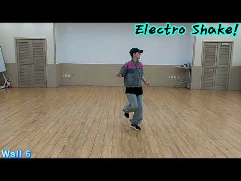 ELECTRO SHAKE! LINE DANCE(IMPROVER), Jamie Barnfield(March 2026)
