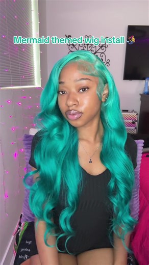 Wig install from @ITODAY Hair AND IT ATE DOWN🩵🧜‍♀️😍😍. Link will be posted down below! Check this beauty out for an affordable price! Great quality and worth the money 💯! #wiginfluencer #wiginstall #wigstyle #fyp #itodayhair