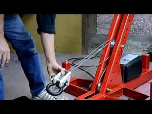 The Mighty Duke Power Pull QSV#1 Basic Wire Rope and Double Sheave Block Set up