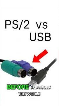 How PS/2 keyboard connectors worked? #shorts #viralvideo #viralshorts #technology #techshorts