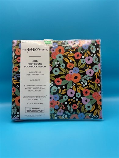 The Paper Studio 6x6 Post Bound Scrapbook Album - Etsy
