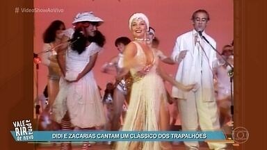 Didi e Zacarias cantam clássico dos Trapalhões