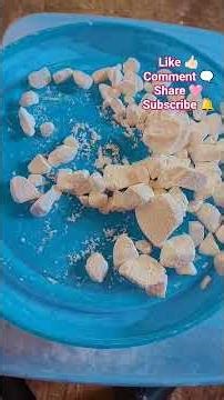 🪨🤤fully crunchy corn starch 🥄🤍